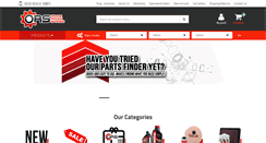 Desktop Screenshot of onlineracingspares.com.au